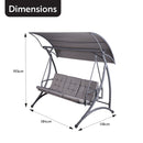 Alfresia 3 Seater Swing Seat with Cushions
