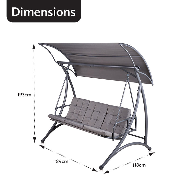 Alfresia 3 Seater Swing Seat with Cushions