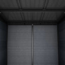 Keter 11x 7 Cortina Heavy Duty Plastic Pent Shed – Dark Grey