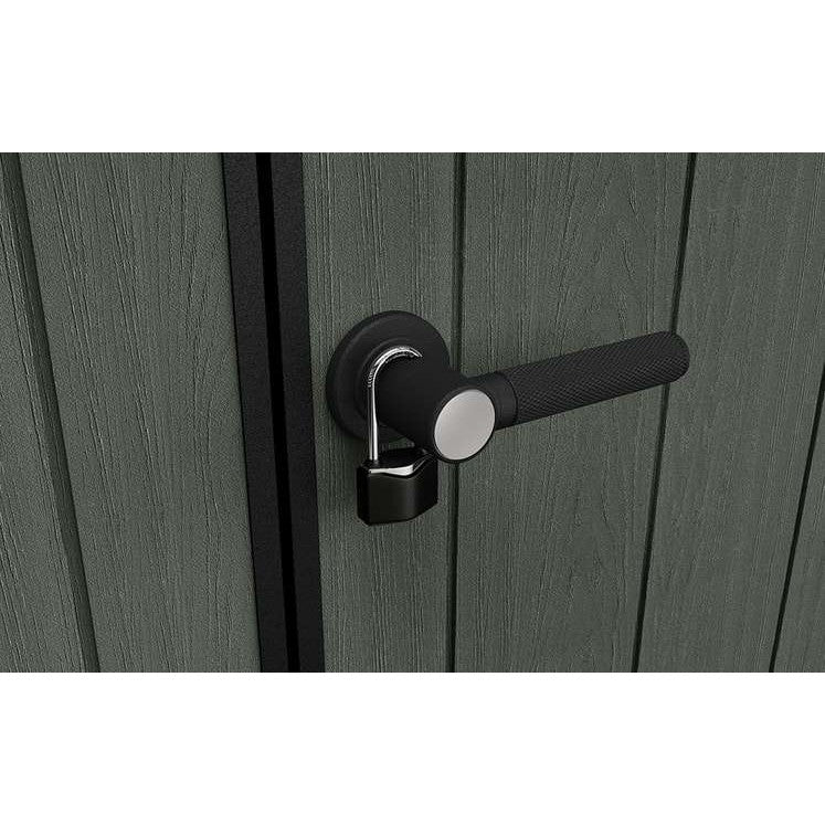 Keter 9x 7 Cortina Heavy Duty Plastic Pent Shed – Green