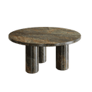 Casoli Marble Coffee Table, Forest Green