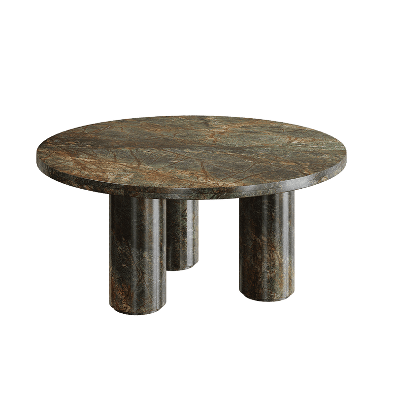 Casoli Marble Coffee Table, Forest Green