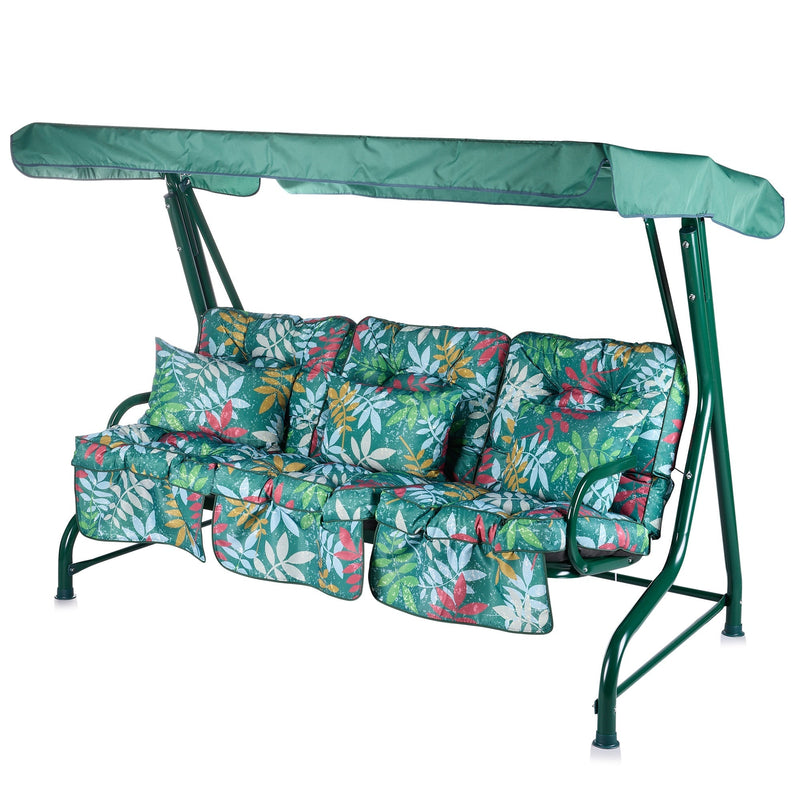 Alfresia Roma 3 Seater Garden Swing Seat | Classic Cushions