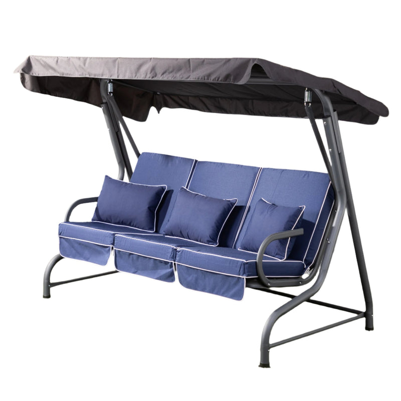 Alfresia Roma 3 Seater Garden Swing Seat | Luxury Cushions