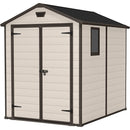 Keter 6x 8 Manor Plastic Garden Storage Shed – Beige