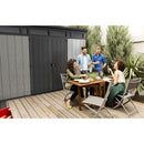 Keter 11x 7 Artisan Heavy Duty Plastic Pent Shed – Grey