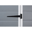 Keter 6 x 6 Manor Plastic Pent Garden Storage Shed – Grey