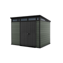 Keter 9x 7 Cortina Heavy Duty Plastic Pent Shed – Green