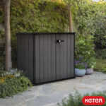 Keter Cortina Bella 4 x 2 Plastic Vertical Storage Shed - Image 3