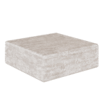 Cerazo Travertine Coffee Table, White - Image 5