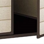 Keter 6x 8 Manor Plastic Garden Storage Shed – Beige - Image 6