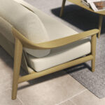 N1 Three Seater Sofa Light Teak - Image 5